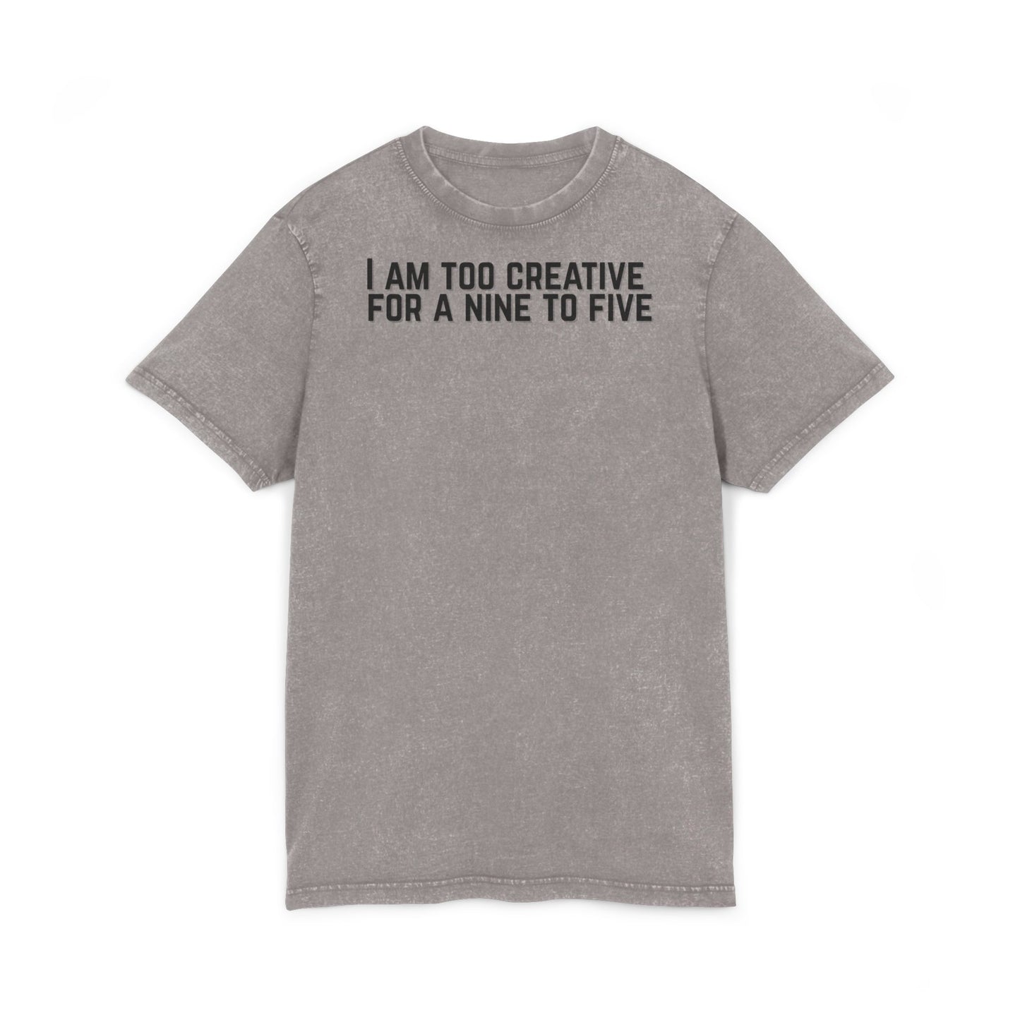 Creative Acid Washed Tee