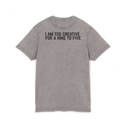 Creative Acid Washed Tee