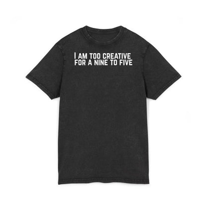 Creative Acid Washed Tee