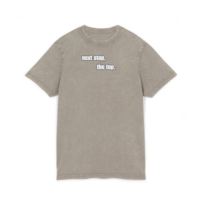 Next stop, The top, Acid wash tee